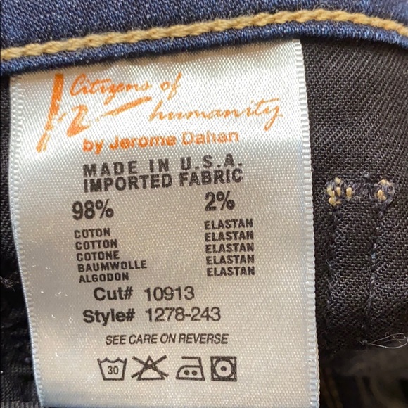 Citizens of Humanity Low Rise Straight Leg Jeans - Picture 9 of 13